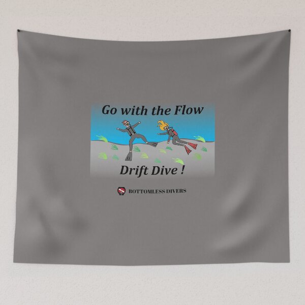 Item preview, Go with the Flow Drift Dive designed and sold by BottomlessDiver.