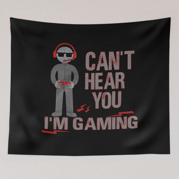 Item preview, Can't Hear You I'm Gaming - Funny Gamer Gift Headset designed and sold by Shannon41.