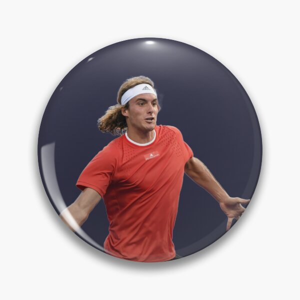 Item preview, Stefanos Tsitsipas, forehand designed and sold by ArtForKnowledge.