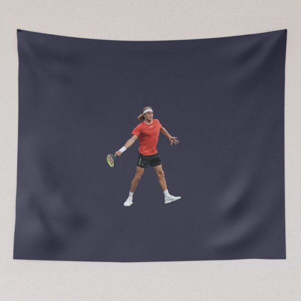 Item preview, Stefanos Tsitsipas, forehand designed and sold by ArtForKnowledge.