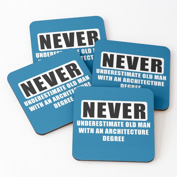Item preview, Never Underestimate Old Man with an Architecture Degree designed and sold by Imadovic.