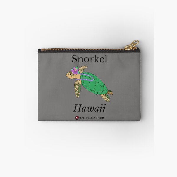 Item preview, Snorkel Hawaii Turtle with Black Font designed and sold by BottomlessDiver.