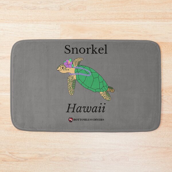 Item preview, Snorkel Hawaii Turtle with Black Font designed and sold by BottomlessDiver.