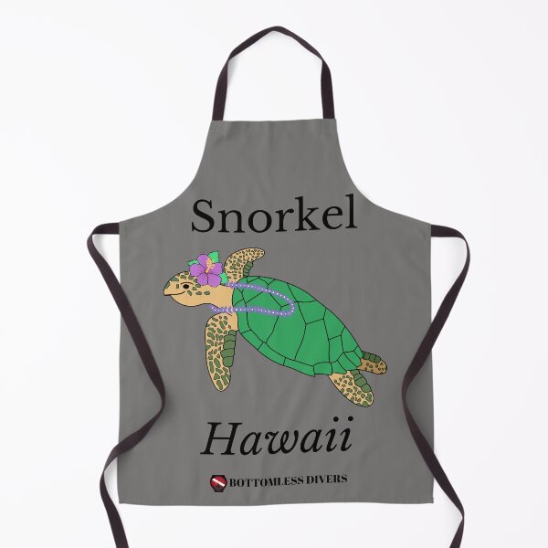 Item preview, Snorkel Hawaii Turtle with Black Font designed and sold by BottomlessDiver.