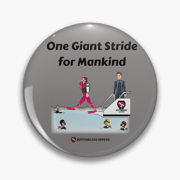 Item preview, One Giant Stride for Mankind with Black Font designed and sold by BottomlessDiver.