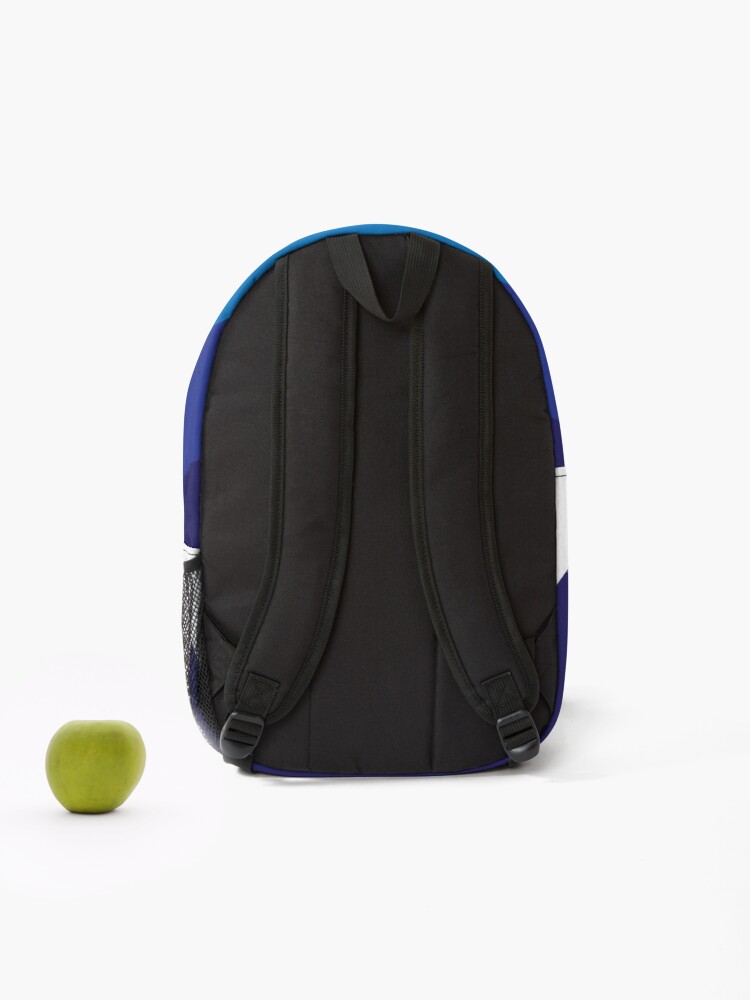 Thumbnail 2 of 3, Backpack, Target Blue Gradient designed and sold by MHich.