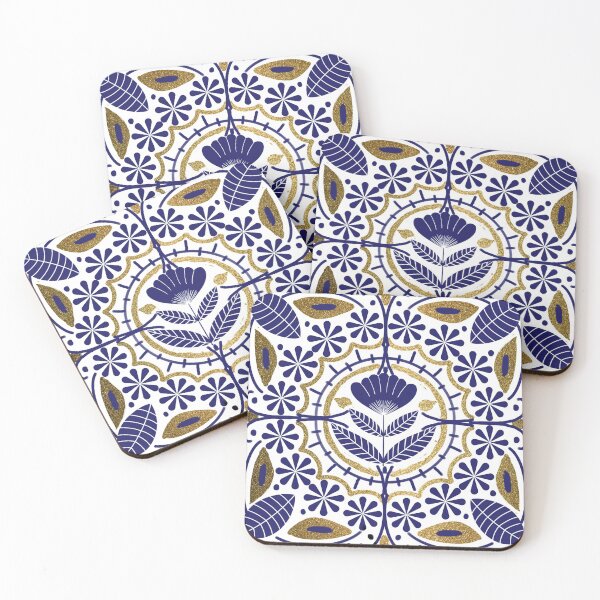 Item preview, Ceramic Metallic Tiles Designs designed and sold by CreArtation.