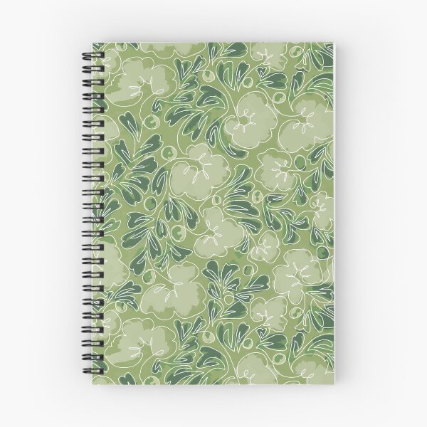 Item preview, Green Violets Continuous Line Drawing designed and sold by JaanaHalme.
