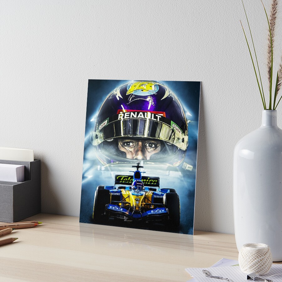 FERNANDO ALONSO 2005 & 2006 POSTER Art Board Print by PABLO SP