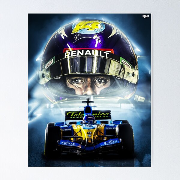 Fernando Alonso - Renault R26 #2 Poster