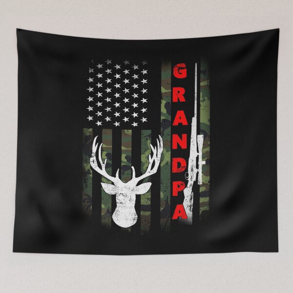 Item preview, Grandpa Deer Hunting American Camouflage, Gift for Hunting Lovers designed and sold by Space Art.
