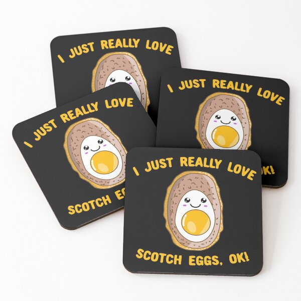 Item preview, I Just Really Love Scotch Eggs, Ok! Kawaii Scotch Egg designed and sold by Kawaiindoodle.