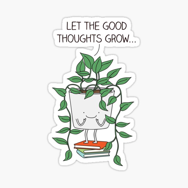 Item preview, Grow good thoughts designed and sold by Milkyprint.