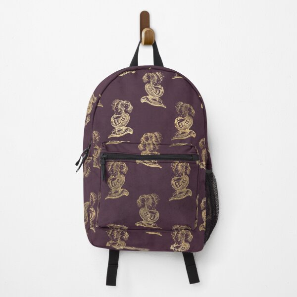 Item preview, Golden knight's helmet on mauve background designed and sold by AnnieHochmann.