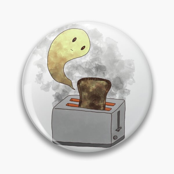 Item preview, Burnt Toast Ghost designed and sold by GrousyGirl.