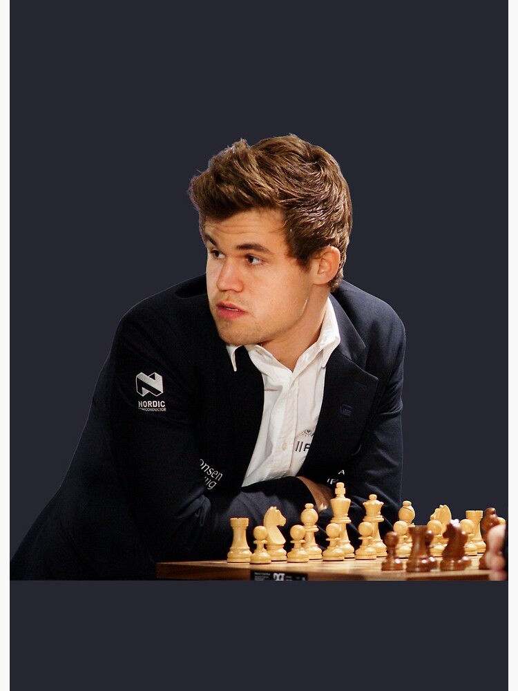 highly detailed painting of magnus carlsen playing