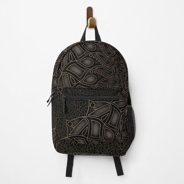 Item preview, Black golden craquelé Mandala designed and sold by TheDrawingJoker.