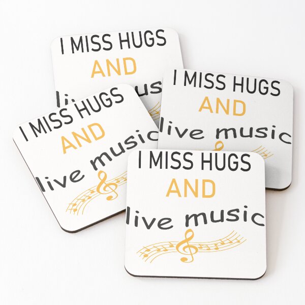 Item preview, I Miss Hugs And Live Music designed and sold by Azhastor.