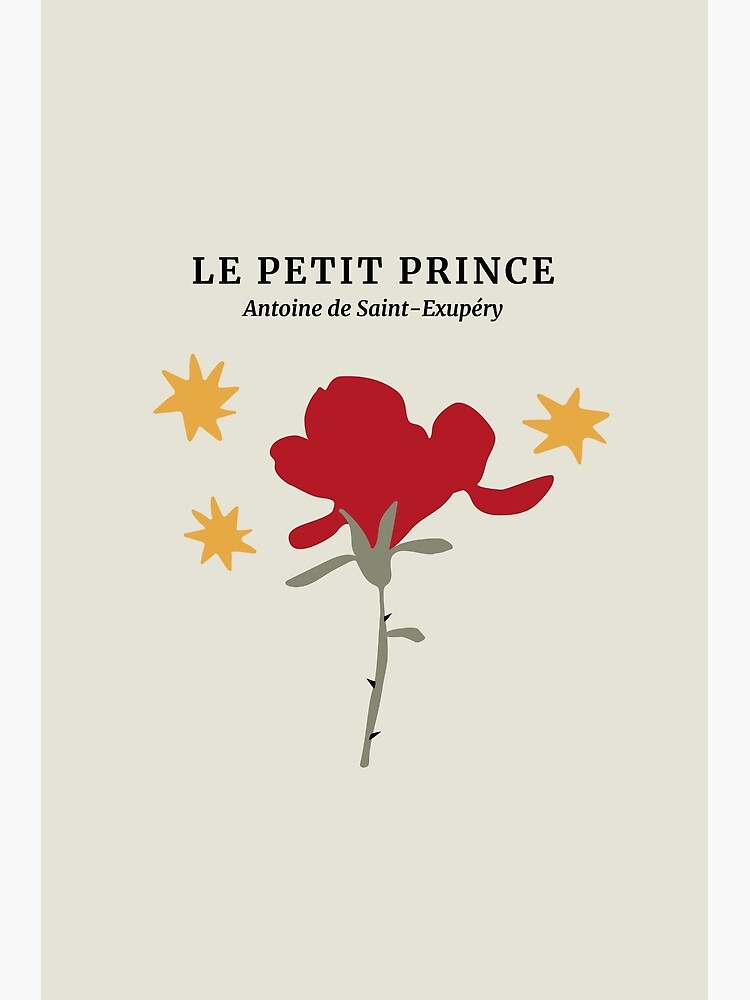 Le Petit Prince - Rose and Stars Poster for Sale by LaCianfe