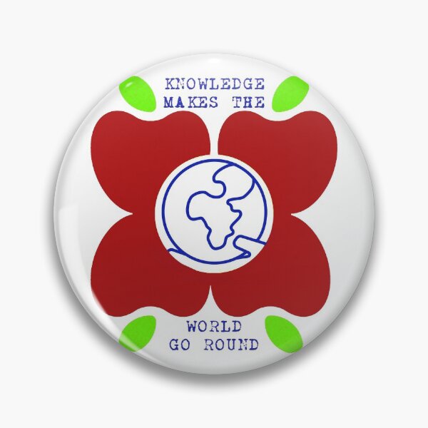 Item preview, Knowledge Makes The World Go Round designed and sold by TeachUrb.