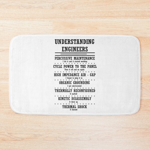 Item preview, Understanding Engineers Funny designed and sold by Shopini.