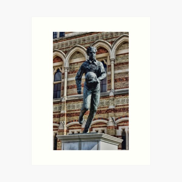 Statue of William Webb Ellis Art Print