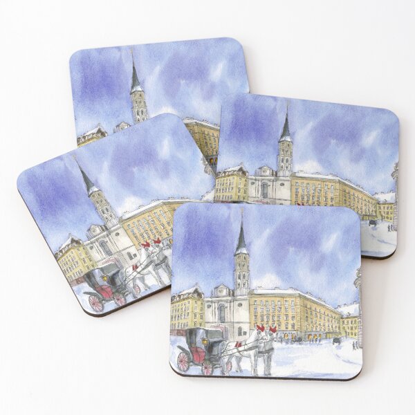 Item preview, Vienna Cityscape Snowy Landscape designed and sold by Colibri77.