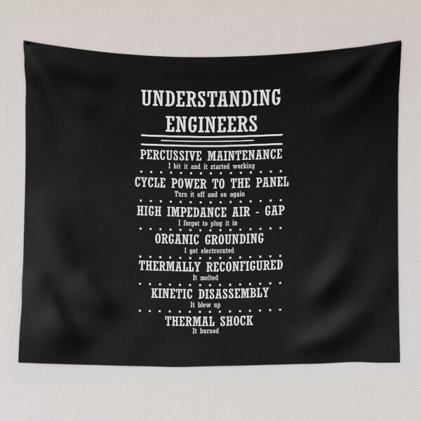 Item preview, Understanding Engineers Funny designed and sold by Shopini.