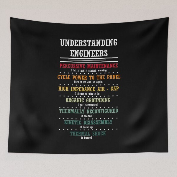 Item preview, Understanding Engineers Funny designed and sold by Shopini.