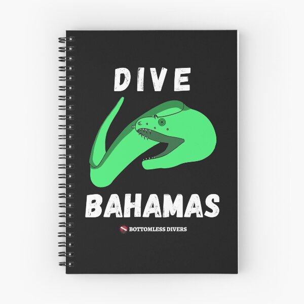Item preview, Dive Bahamas Green Moray Eel with White Font designed and sold by BottomlessDiver.