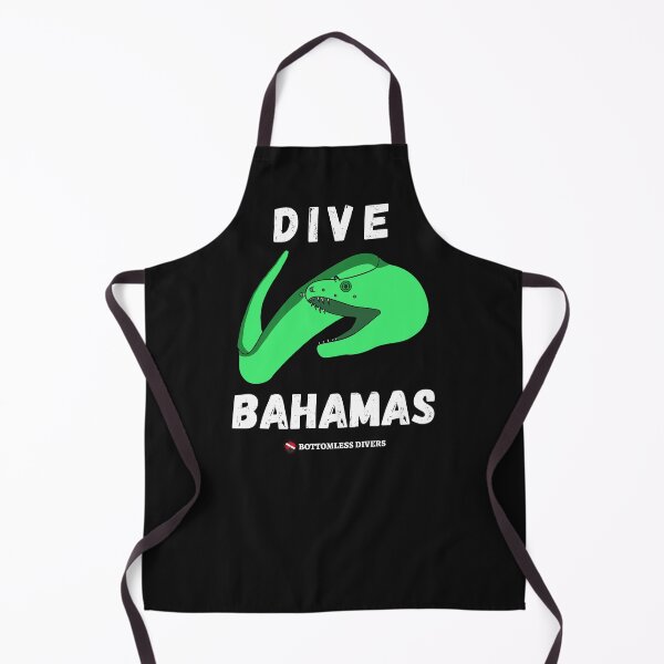 Item preview, Dive Bahamas Green Moray Eel with White Font designed and sold by BottomlessDiver.