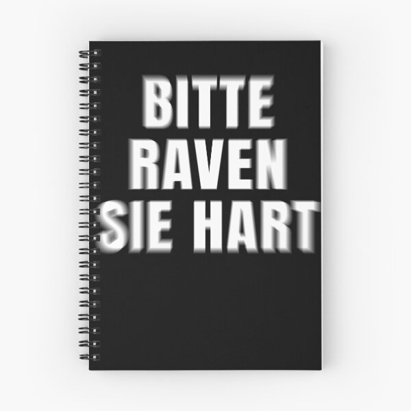 Item preview, Techno EDM Raven German Saying Gift Idea designed and sold by Marco Damm.