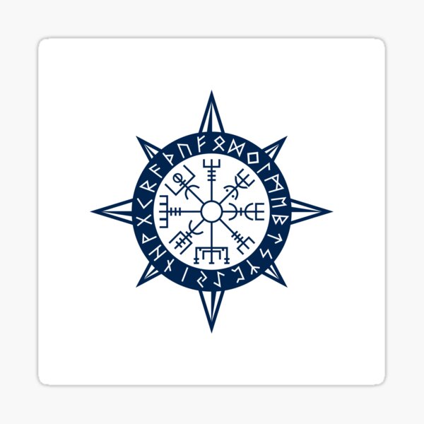 Vegvisir Viking Compass Pegatina