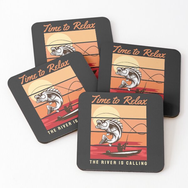 Item preview, Time to relax The river is Calling for fishing designed and sold by Mande Arts.