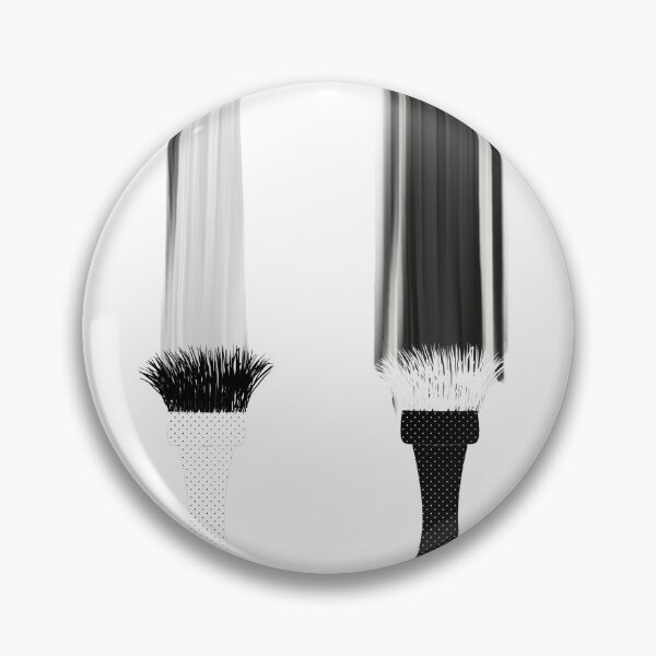 Item preview, Black & white paint brush designed and sold by GdaySnoopy.