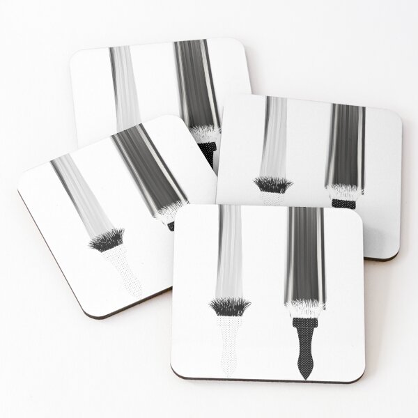 Item preview, Black & white paint brush designed and sold by GdaySnoopy.
