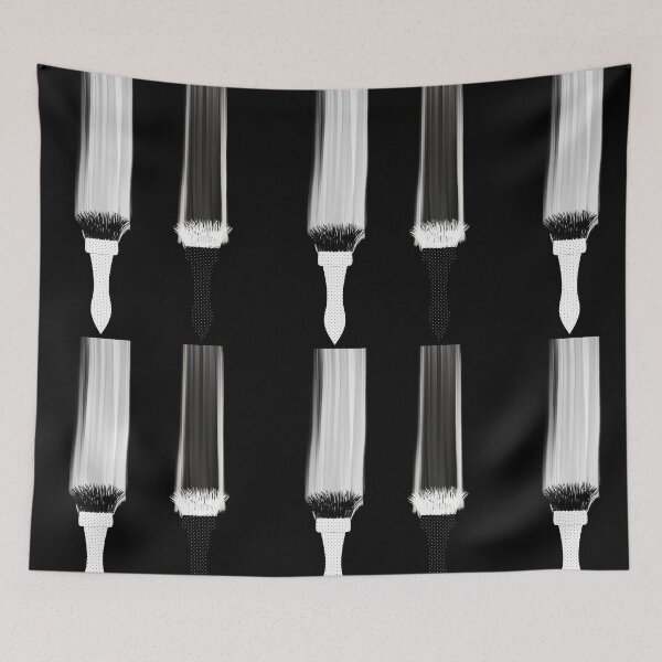 Item preview, Black & white paint brush designed and sold by GdaySnoopy.