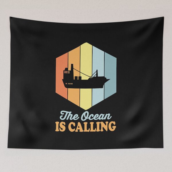 Item preview, The Ocean Is Calling Essential Classic Sticker And Shirt Design designed and sold by Glike.