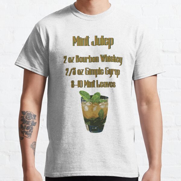 Mint Julep Cocktail recipe Classic T-Shirt