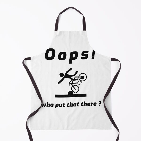 Item preview,   biking oops who put that there ,funny bike fail designed and sold by DARBOL-DESIGN.