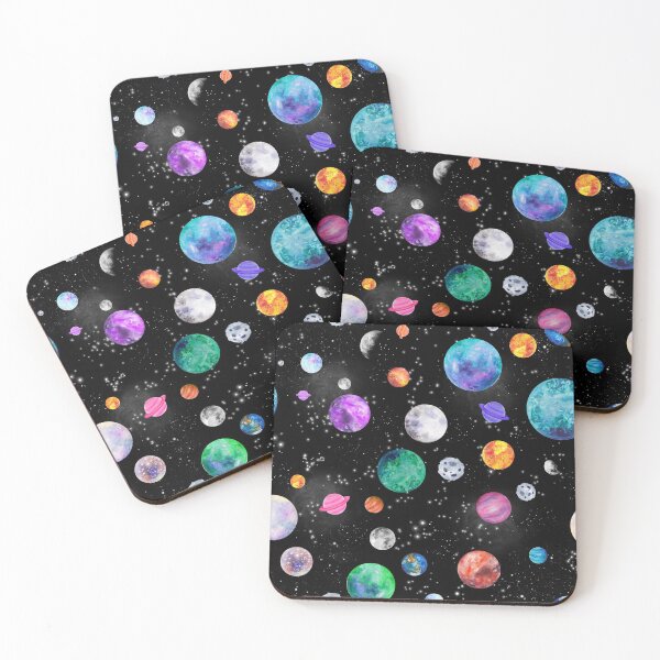 Item preview, Watercolor Galaxy Planets In Outer Space designed and sold by SamAnnDesigns.