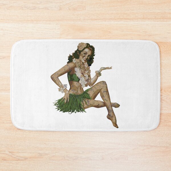 Item preview, Pinup Hula Girl designed and sold by ElectricHamster.