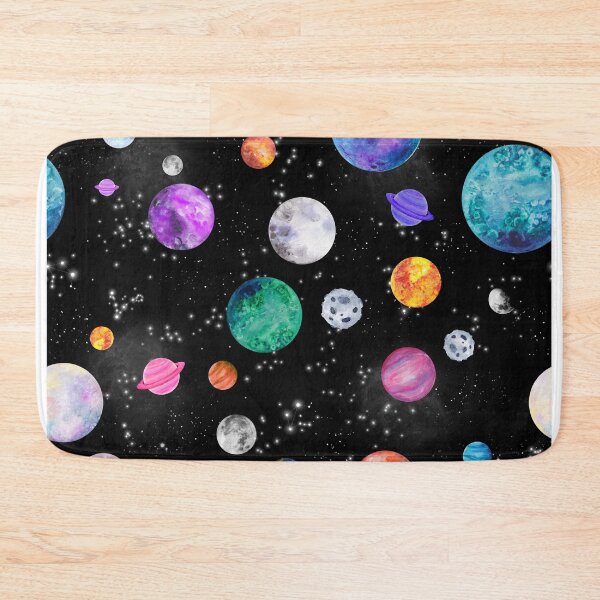 Item preview, Watercolor Galaxy Planets In Outer Space designed and sold by SamAnnDesigns.