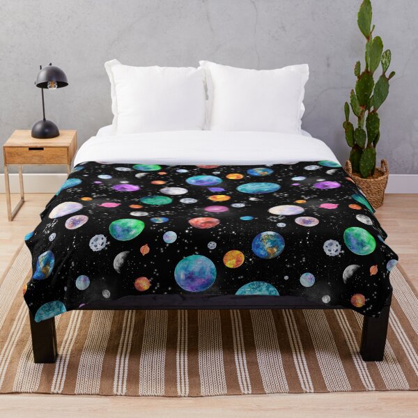 Artikelvorschau, Aquarell-Galaxienplaneten im Weltraum entworfen und verkauft von SamAnnDesigns.