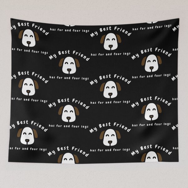 Item preview, My Best Friend Has Fur And Four Legs Dog Lovers Club designed and sold by KC-Clothing-Co.