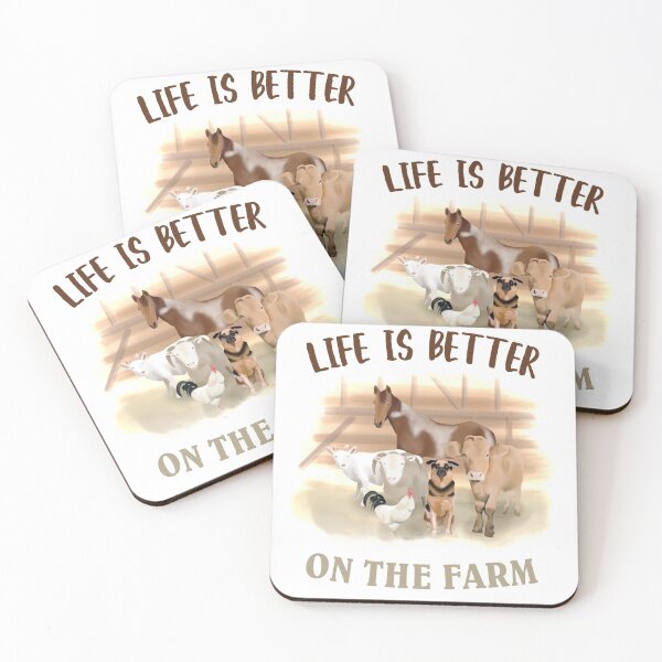 Item preview, Life Is Better On The Farm designed and sold by autlu.