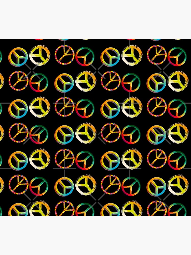 Pacifist pack. Peace sign pattern lover, gift idea by CWartDesign