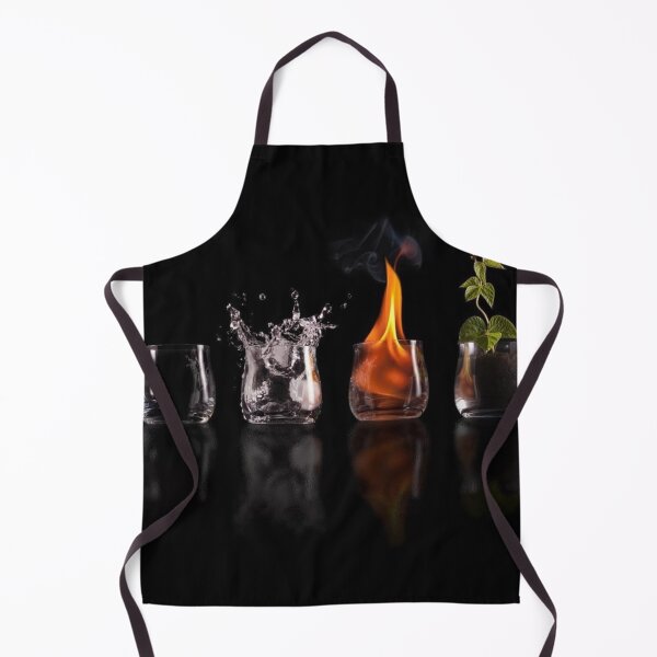 Item preview, four element glass depiction designed and sold by 42youbest.