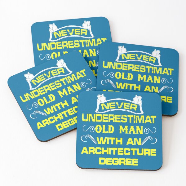 Item preview, Never Underestimate Old Man with an Architecture Degree designed and sold by Imadovic.