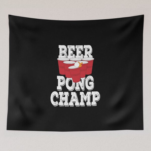 Item preview, Beer Pong Champ - Sink It Or Drink It - Goal Is To Put The Ball In Any Hole - Exciting Beer Pong Design For Apparels, Pin Buttons, Art Board Prints Etc. designed and sold by ShaykhUmer.